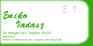 eniko vadasz business card